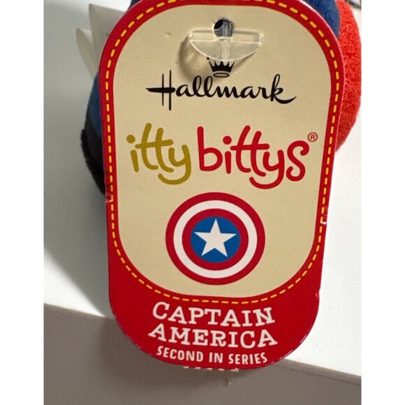 Marvel Hallmark Itty Bittys Plush Toys Set Of 3 Captain America Thor Hawkeye - Picture 4 of 12
